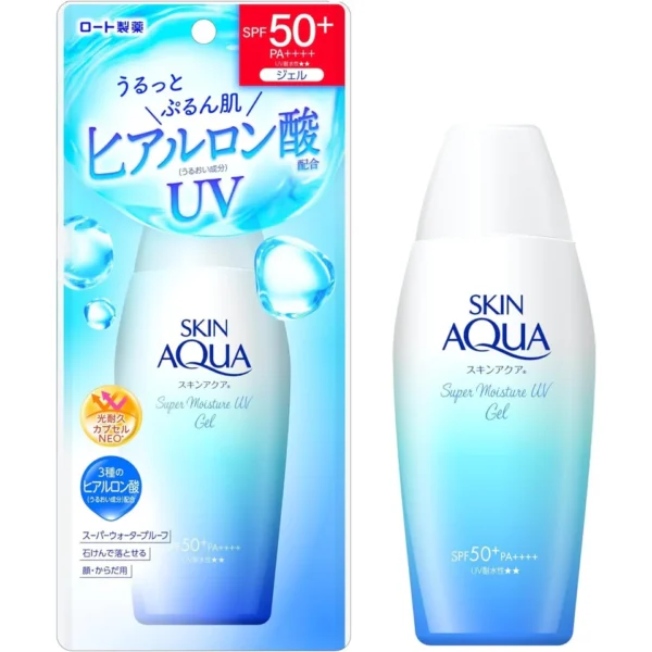 Rohto Skin Aqua Super Moisture Gel SPF50+ PA++++ 110g - Image 3