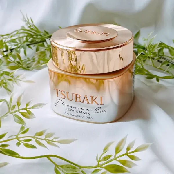 Tsubaki Hair Mask Premium Repair Mask For Damaged Hair 180g - Image 7