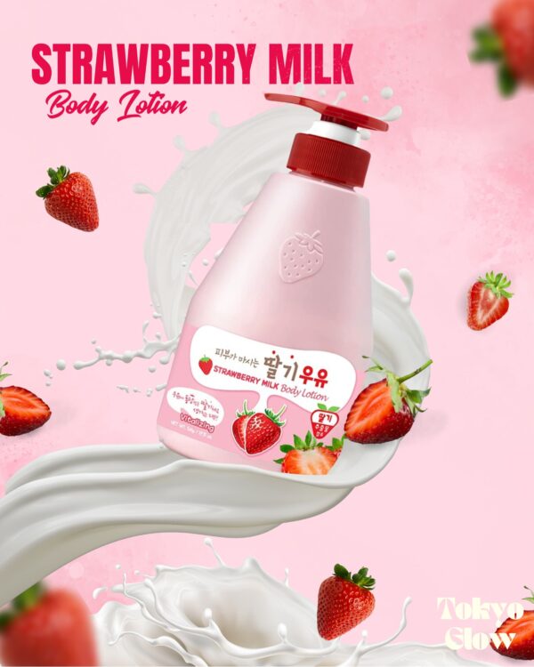 WELCOS KWAILNARA Strawberry Milk Body Lotion 560 g
