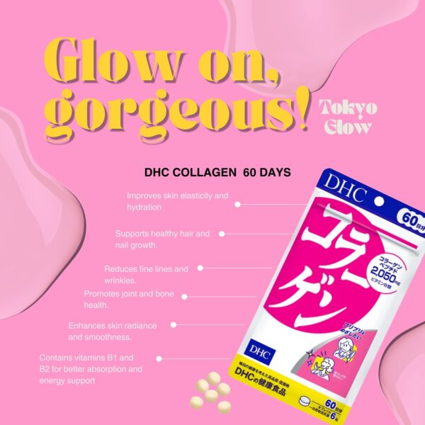 DHC Collagen Tablets Beauty Supplement 360 Tablets (For 60 Days)